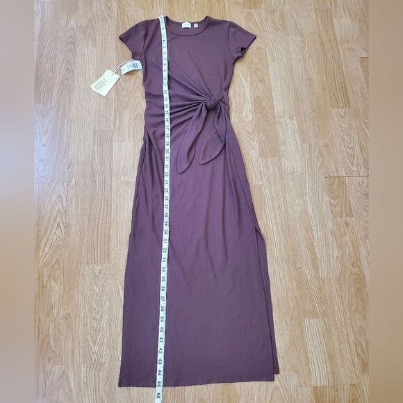 🦋ARITZIA🦋 NEW - Wilfred Fortune Jersey Midi Dress - [XXS, Brown] - Picture 10 of 15